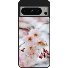 Google Pixel 8 Pro Case Hülle - Silikon schwarz Cherry tree Spring 2026
