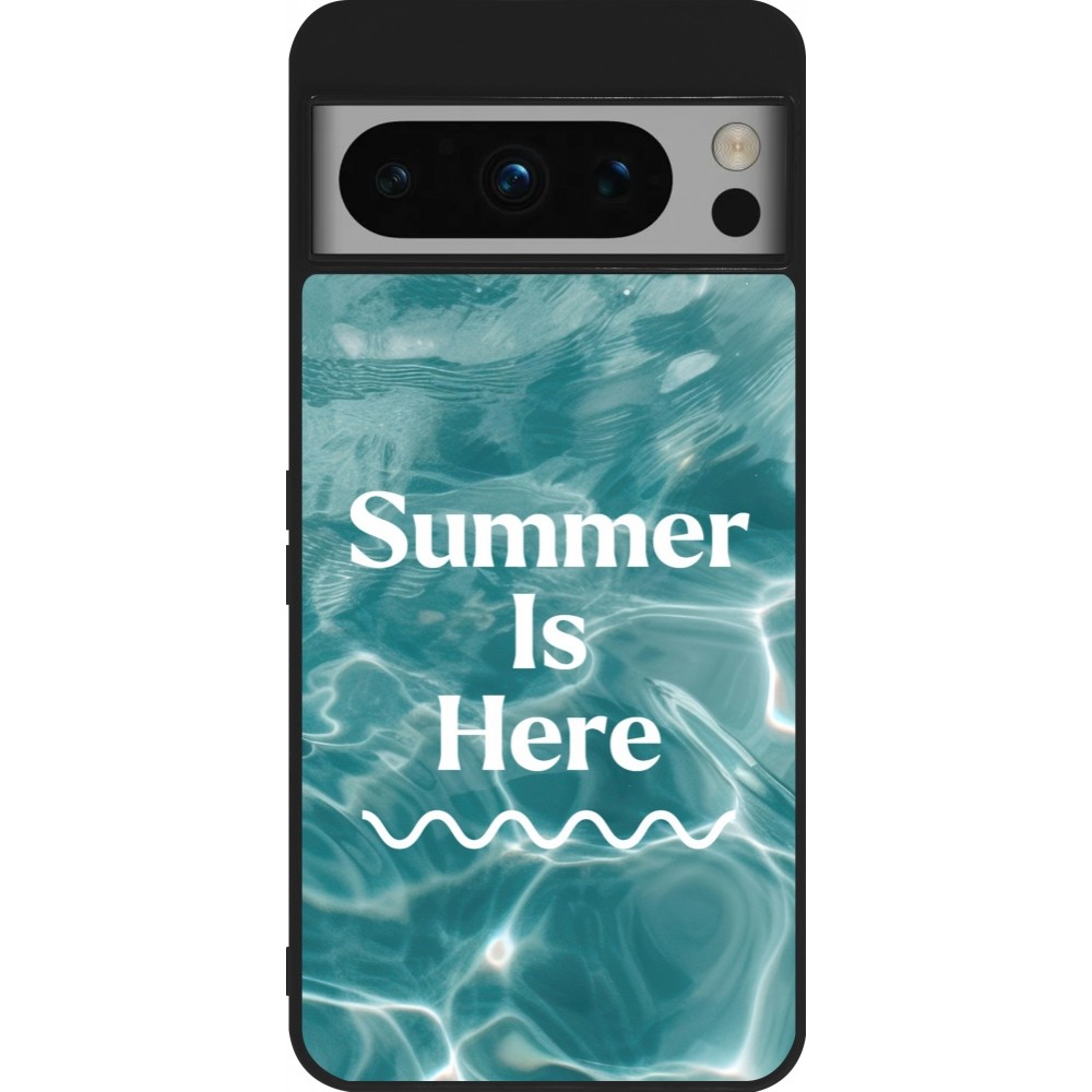 Google Pixel 8 Pro Case Hülle - Silikon schwarz Summer 2025 Summer is here