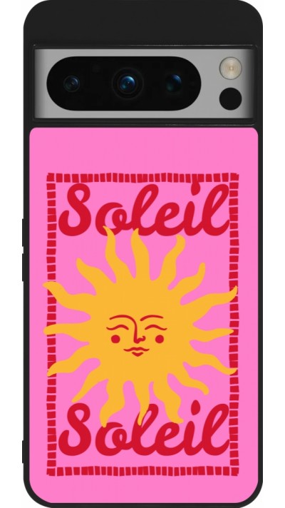 Google Pixel 8 Pro Case Hülle - Silikon schwarz Sun sun 2026