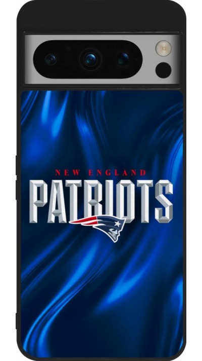 Google Pixel 8 Pro Case Hülle - Silikon schwarz Super Bowl 26 Patriots 2