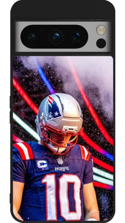 Google Pixel 8 Pro Case Hülle - Silikon schwarz Super Bowl 26 Patriots 3