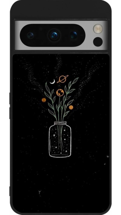 Google Pixel 8 Pro Case Hülle - Silikon schwarz Vase black