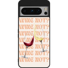 Google Pixel 8 Pro Case Hülle - Silikon schwarz Wine not