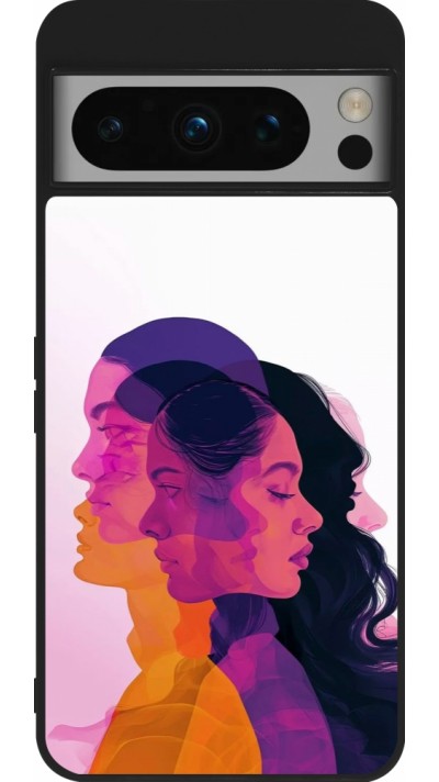 Google Pixel 8 Pro Case Hülle - Silikon schwarz Womens day 2026 10