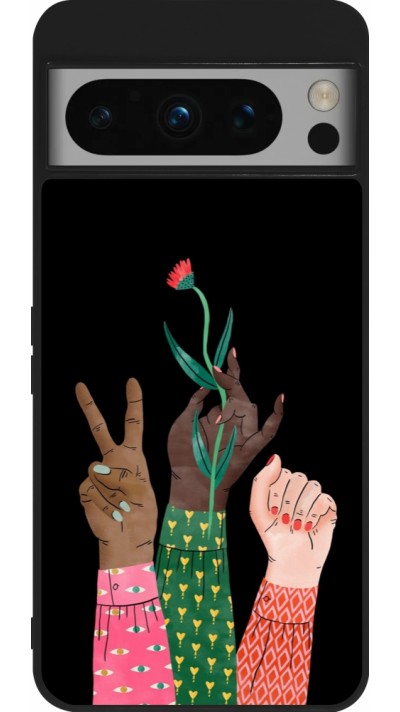 Google Pixel 8 Pro Case Hülle - Silikon schwarz Womens day 2026 2
