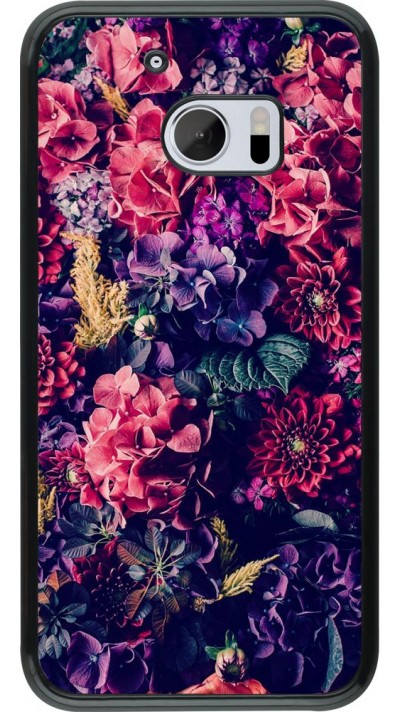 Hülle HTC 10 - Flowers Dark