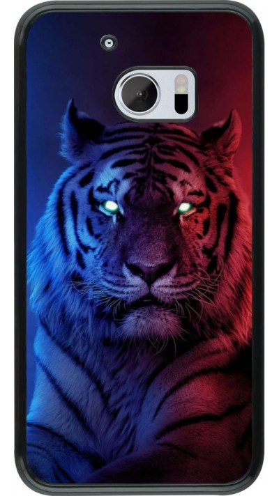 Hülle HTC 10 - Tiger Blue Red