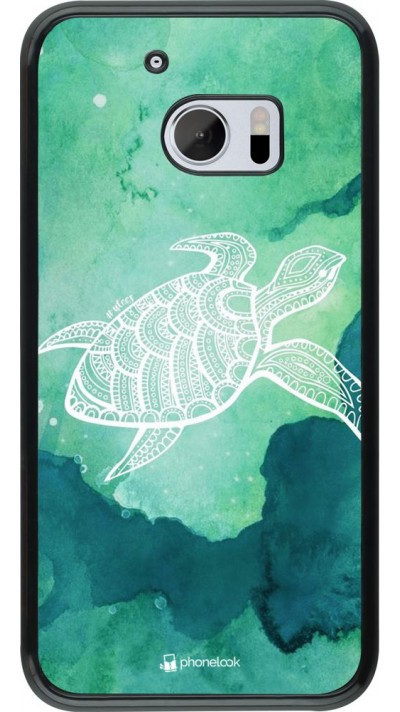 Hülle HTC 10 - Turtle Aztec Watercolor