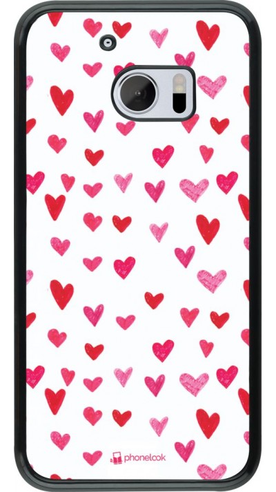 Hülle HTC 10 - Valentine 2022 Many pink hearts