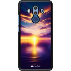Huawei Mate 10 Pro Case Hülle - Sonnenuntergang gelb violett