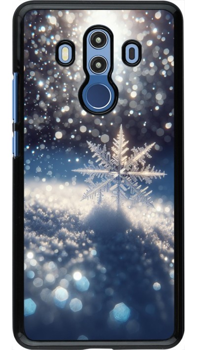 Huawei Mate 10 Pro Case Hülle - Schneeflocke Solar Glanz