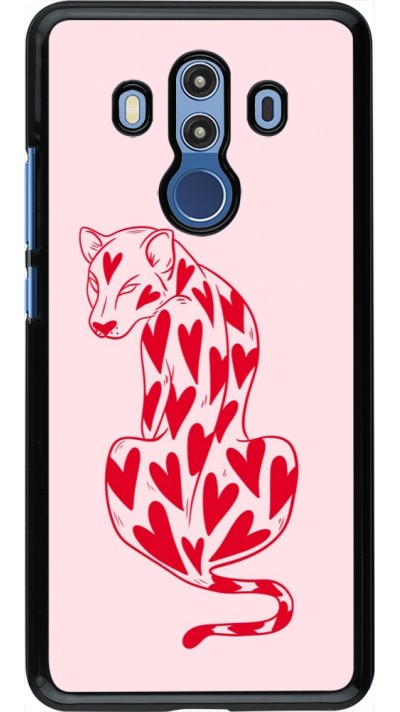 Huawei Mate 10 Pro Case Hülle - Leopard with hearts 2026