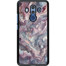Huawei Mate 10 Pro Case Hülle - Violetter silberner Marmor
