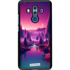 Huawei Mate 10 Pro Case Hülle - Lila-rosa Landschaft