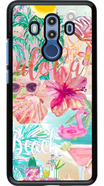 Huawei Mate 10 Pro Case Hülle - Preppy Collage Aloha