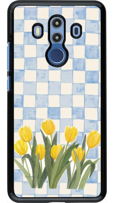 Huawei Mate 10 Pro Case Hülle - Blue vichy tulips 2026