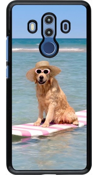 Huawei Mate 10 Pro Case Hülle - Summer Dog on Paddle Huawei Mate 10 Pro Case Hülle - Summer Dog on Paddle