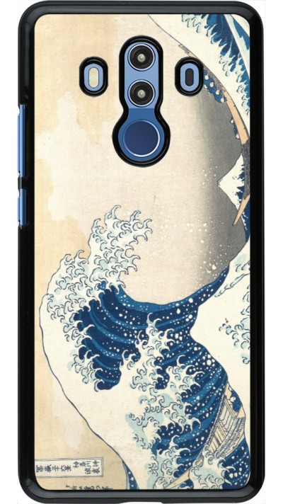 Coque Huawei Mate 10 Pro - Tableau art - La Grande Vague de Kanagawa - Hokusai