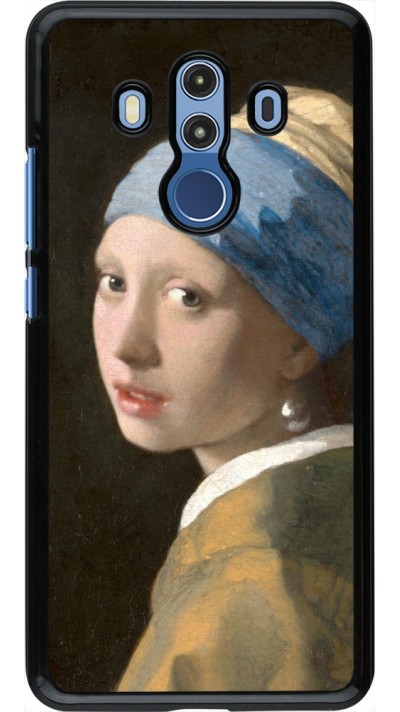Coque Huawei Mate 10 Pro - Tableau art - La Jeune fille à la perle - Johannes Vermeer