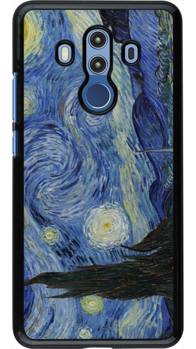 Coque Huawei Mate 10 Pro - Tableau art - La Nuit étoilée - Van Gogh