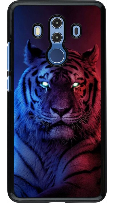 Hülle Huawei Mate 10 Pro - Tiger Blue Red
