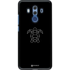 Coque Huawei Mate 10 Pro - Turtles lines on black
