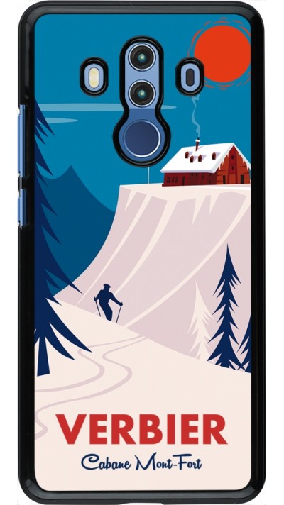 Huawei Mate 10 Pro Case Hülle - Verbier Cabane Mont-Fort