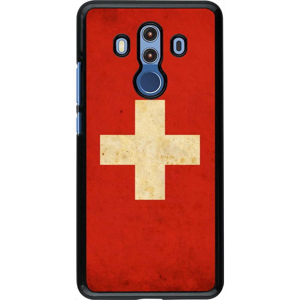 Hülle Huawei Mate 10 Pro - Vintage Flag SWISS