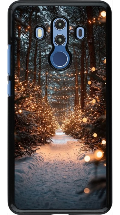 Huawei Mate 10 Pro Case Hülle - Winter 25 Winter snowy road