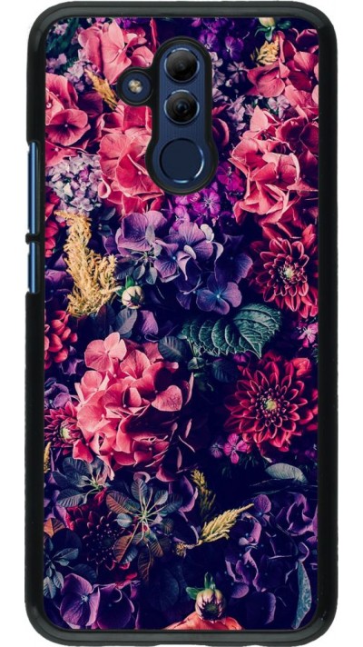 Hülle Huawei Mate 20 Lite - Flowers Dark
