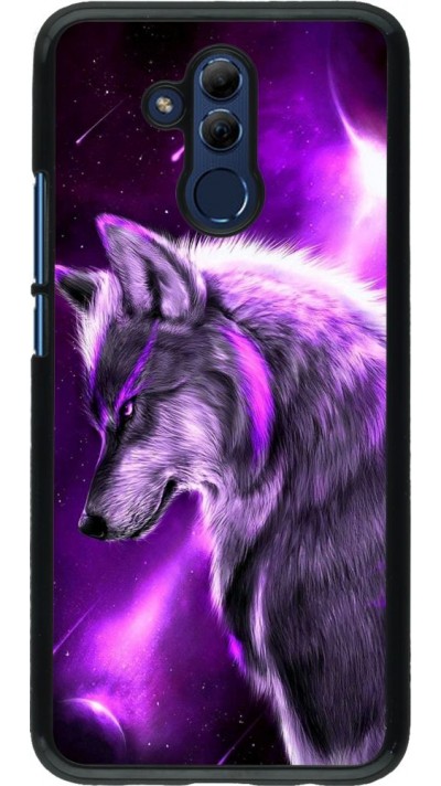 Hülle Huawei Mate 20 Lite - Purple Sky Wolf