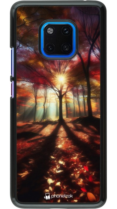 Huawei Mate 20 Pro Case Hülle - Herbstlicher goldener Glanz
