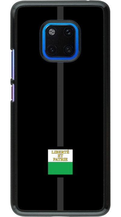 Huawei Mate 20 Pro Case Hülle - Kanton VD schwarz