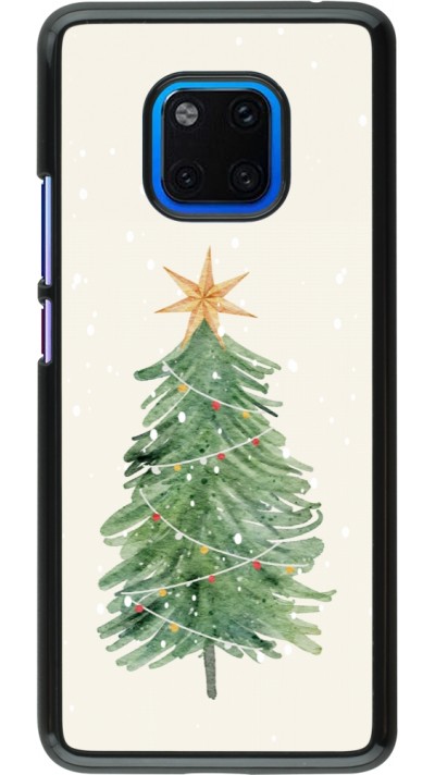 Coque Huawei Mate 20 Pro - Christmas 25 Sketch Tree