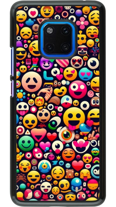 Coque Huawei Mate 20 Pro - Emoji Mix Color