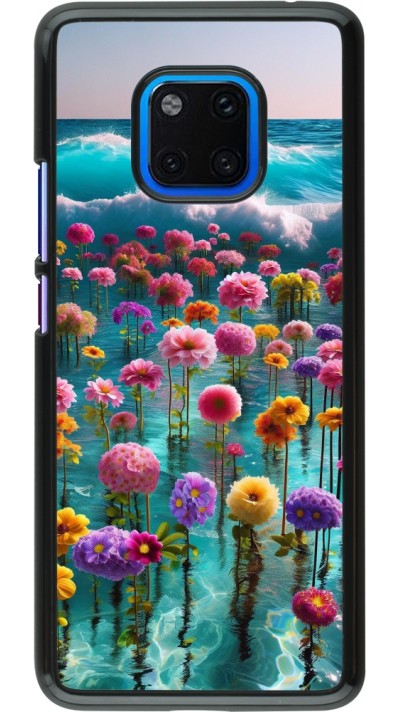 Coque Huawei Mate 20 Pro - Flower sea waves