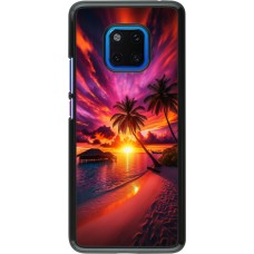 Huawei Mate 20 Pro Case Hülle - Malediven Abenddämmerung Glückseligkeit
