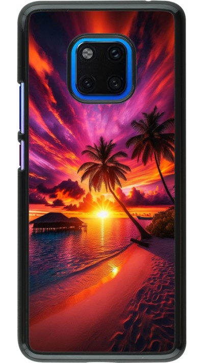 Huawei Mate 20 Pro Case Hülle - Malediven Abenddämmerung Glückseligkeit