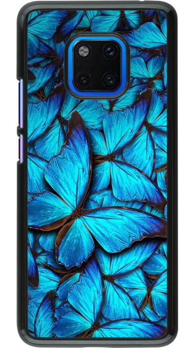 Hülle Huawei Mate 20 Pro - Papillon - Bleu