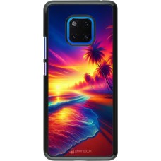 Huawei Mate 20 Pro Case Hülle - Strand Sonnenuntergang auffällig