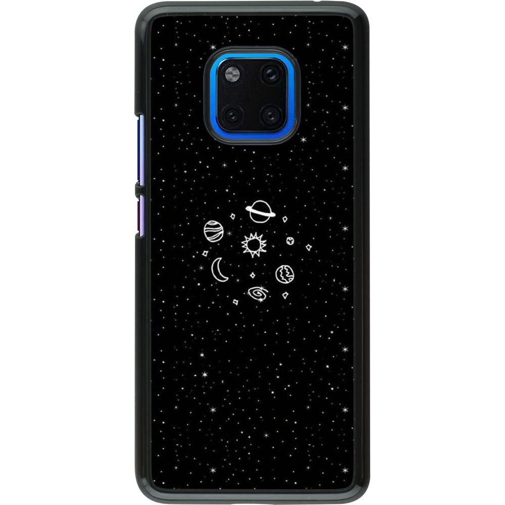 Hülle Huawei Mate 20 Pro - Space Doodle