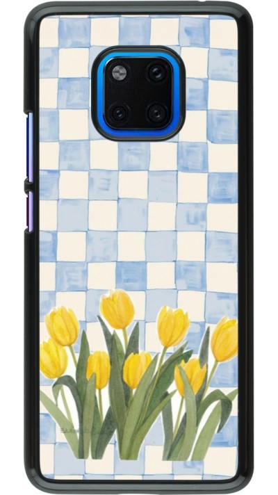 Coque Huawei Mate 20 Pro - Blue vichy tulips Spring 2026