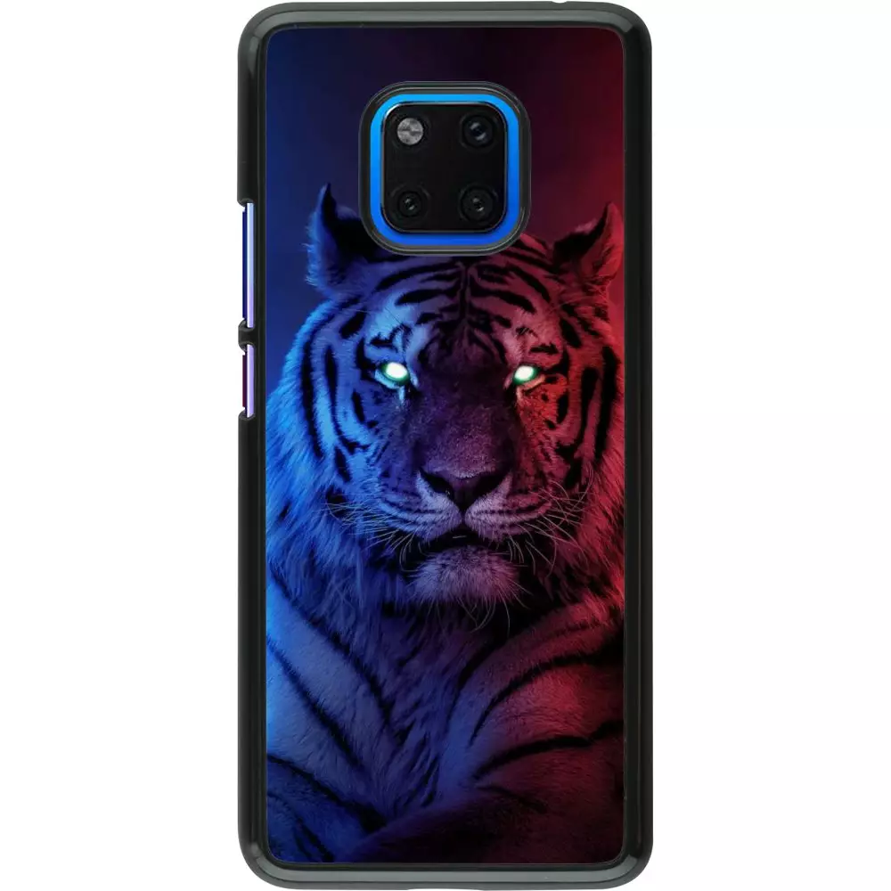 Hülle Huawei Mate 20 Pro - Tiger Blue Red