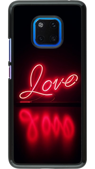 Coque Huawei Mate 20 Pro - Valentine 2025 Neon Love