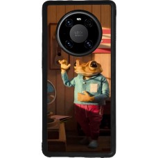 Huawei Mate 40 Pro Case Hülle - Silikon schwarz Dancing frog DTMF