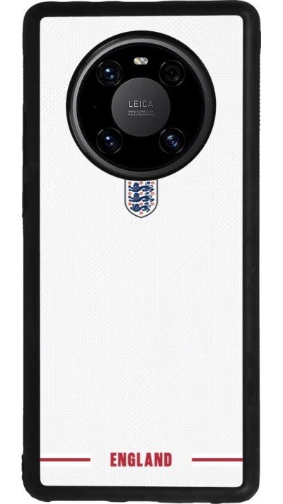 Huawei Mate 40 Pro Case Hülle - Silikon schwarz England 2026 personalisierbares Fussballtrikot