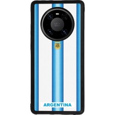 Huawei Mate 40 Pro Case Hülle - Silikon schwarz Argentinien 2026 personalisierbares Fussballtrikot