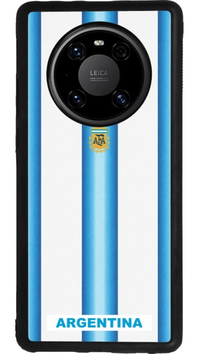 Huawei Mate 40 Pro Case Hülle - Silikon schwarz Argentinien 2026 personalisierbares Fussballtrikot