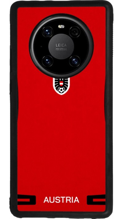 Huawei Mate 40 Pro Case Hülle - Silikon schwarz O?sterreich 2026 personalisierbares Fussballtrikot