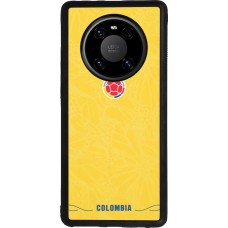 Huawei Mate 40 Pro Case Hülle - Silikon schwarz Kolumbien 2026 personalisierbares Fussballtrikot